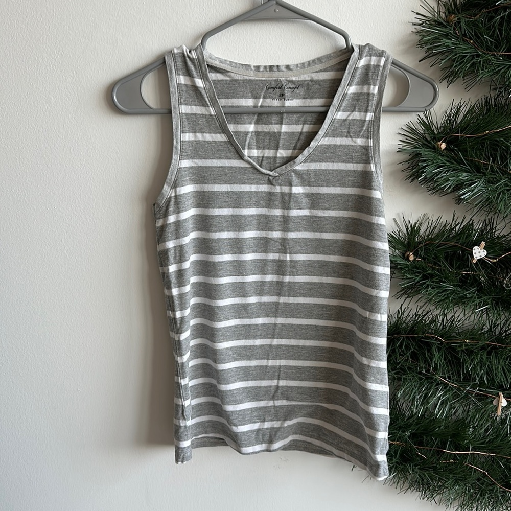 Gray and white tank top - never used!